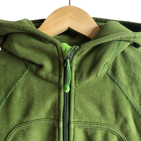 Lululemon Scuba Hoodie Size 8 Green - Picture 4 of 12